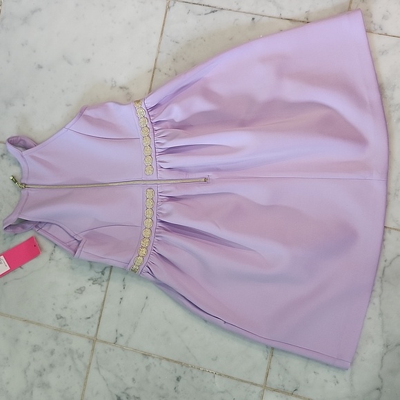 Lilly Pulitzer Lilac Evelyn Dress NWT - Picture 4 of 4